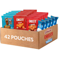 Kelloggs Assorted Snacks, Lunch Snacks, On-The-Go Snacks, Variety Pack (42 Pouches)