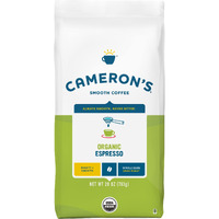 Cameron's Coffee Organic Espresso Whole Bean Coffee, Dark Roast, 100% Arabica, 28-Ounce Bag, (Pack Of 1)
