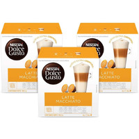Nescafe Dolce Gusto Coffee Pods, Latte Macchiato, 16 Capsules, Pack Of 3