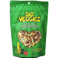 Karen's Naturals Just Veggies, 4 Ounce Pouches, Keto Friendly All Natural Freeze Dried Vegetables, Vegan, Paleo, Gluten Free, Healthy Dried Veggie Snack