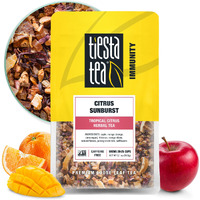 Tiesta Tea - Citrus Sunburst | Tropical Citrus Herbal Tea | Premium Loose Leaf Tea Blend | Non-Caffeinated Fruit Tea | Make Hot Or Iced Tea & Brews Up To 25 Cups - 2.1 Ounce Resealable Pouch