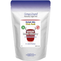 Gramzero Sour Dark Cherry Zero Calorie Sugar Free Drink Mix, Great For Nutrition Club Loaded Tea, Stevia Sweetened