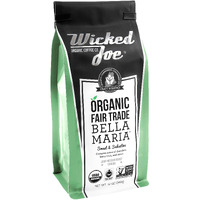 Wicked Joe Coffee Bella Maria Ground, 12 Oz, Light Green