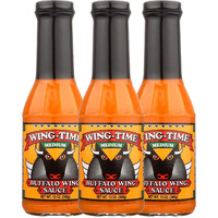 Wing Time Buffalo Wing Sauce Medium 13.0 Oz (3 Pack Of 3)
