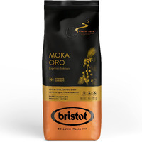 Bristot Moka Oro Ground Coffee | Italian Ground Espresso | Medium Roast | For Moka, French Press, Pour Over | 8.8Oz/250G