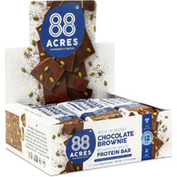 88 Acres Vegan Seed Protein Bar | 12G Plant Based Protein Per Bar, Gluten Free, Nut Free, Non Gmo, School Safe, No Palm Oil | 9 Pack, 1.9 Oz (Dark Chocolate Brownie)