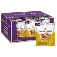 Crunchmaster Multi-Seed Gluten-Free Rosemary & Olive Oil, 4 Ounce Bags (Pack Of 12)