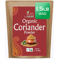 Jiva Organics Organic Ground Coriander Powder - Non-Gmo, Pure - Dhania, Coriander Seeds Ground (1.5 Pound Bag)