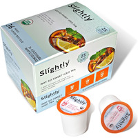 Slightly Sweet Tea Single Serve Tea Pods 36 Count - Not Too Sweet, Not Too Bland, Just Right! Certified Organic, Hot Brewed, Single Serve Slightly Sweet Tea