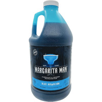 Margarita Man Blue Hawaiian Slush Mix | Blue Hawaiian Daiquiri Mix | 64Oz Bottle, Makes 56 Drinks | Bars, Restaurants, At Home | Pure Cane Sugar