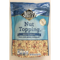 16Oz First Street Nut Topping Great For Baking & Ice Cream (One Bag)