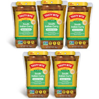 Tasty Bite Chennai South Indian Curry Simmer Sauce, 7-Ounce 5-Pack, 3-4 Servings Per Pouch, Vegan, Kosher, All Natural