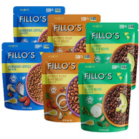 Fillo's Ready To Eat Beans & Lentils Variety Pack | Black Beans, Lentils, & Pink Beans | Gluten-Free, Preservative-Free, Microwavable Meals, Non-Gmo, Vegan, Plant Protein, 10 Oz Pk Of 6