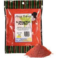 Asia Trans Li Hing Mui Crack Seed Plum Powder - Hawaiian Favorite - Sweet, Sour, & Salty Dried Asian Umeboshi Topping For Desserts And Snacks (16 Oz)