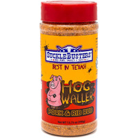 Sucklebusters Hog Waller: Texas Best Pork Bbq Rub, Sweet & Salty Seasoning For Pork Ribs, Butt, Chops, Gluten-Free, No Msg Shaker (13.75Oz)