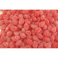 Planet Sweets Sanded Wild Cherry Hard Candy Drops - 1.5 Pounds - Old Fashioned Candies - Gluten Free