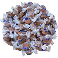Sugar Free Chocolate Salt Water Taffy - 1Lb (16Oz) Bulk Bag Individually Wrapped Soft & Chewy Nut Free, Gluten Free, Diabetic & Keto Friendly Gourmet Candy For Taffy Lovers