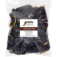 2Lb Ancho Chili Dried Peppers Bulk, Food Service By 1400S Spices