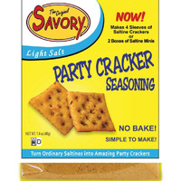 Savory Saltine Seasoning - Low Salt Original Flavor Set Of 4
