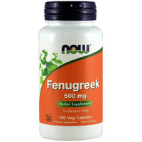 Now Foods Fenugreek 500Mg, 100 Capsules (Pack Of 3)