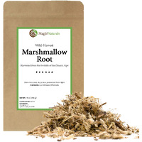 Magjo Naturals Marshmallow Root, Cut & Sifted, Non-Irradiated, Bulk Bag, Althaea Officinalis L. (1 Lb)