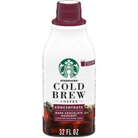 Starbucks Cold Brew Coffee Concentrate, Naturally Flavored Dark Chocolate Hazelnut, Multi-Serve Bottle (32 Fl Oz)