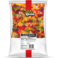 Candy Break Fruity & Sweet Six Flavor Gummy Bears 5 Lbs Share Size Bag - Chewy Gummy Bulk Candy Vairety Pack - Snacks For Kids & Grown Ups