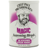 Chef Paul Blackened Steak Magic Seasoning, 20-Ounce Canisters (Pack Of 2)