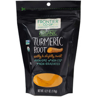 Frontier Co-Op Turmeric Root Powder, 6.21-Ounce Bag - Organic Turmeric Powder - Made With Ground Turmeric Roots - Perfect For Cooking & Herbal Uses