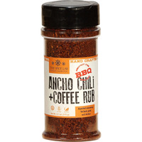 The Spice Lab Ancho Chili Powder And Coffee Rub Seasoning Blend - Award Winning Sweet Heat With A Hint Of Coffee - 6.1 Oz Shaker Jar - Kosher & Gluten Free Spices -7017