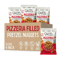 Quinn Gluten Free Pizzeria Cheezy Filled Pretzel Nuggets - Made With Real Ingredients, Whole Grain Sorghum, Sea Salt, Vegan, Dairy Free, Non-Gmo - 5.8 Oz (Pack Of 4)