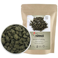 Fullchea - Ginseng Oolong Tea - Oolong Tea Loose Leaf - Imperial Ginseng Tea - Natural Ren Shen With Unique Aroma And Taste 4Oz / 113G