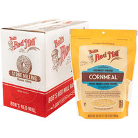 Bob's Red Mill Coarse Grind Cornmeal, Kosher, Whole Grain, 24 Ounces (Pack Of 4)
