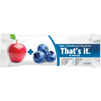 That's It Fruit Bars, Apple And Blueberry, Pack Of 24 (2 Cases)