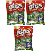 Bigs Vlasic Dill Pickle Sunflower Seeds, 5.35-Ounce Bags (Pack Of 3)