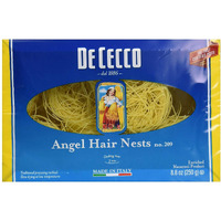 De Cecco Pasta Angel Hair Nests Pasta, 8.8 Oz