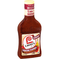Lawry's Signature Steakhouse With Garlic, Onion & Red Bell Pepper Marinade, 12 Fl Oz (Pack Of 6)