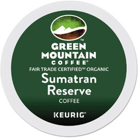 Green Mountain Coffee Roasters 4060Ct Fair Trade Organic Sumatran Extra Bold Coffee K-Cups, 96/Ct