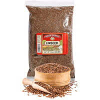 Angel Brand Linseed Flax Seeds 16 Oz Pouch - Nutritional Powerhouse Of Flaxseed Spice - Perfect For Smoothie, Yogurt, Oatmeal & Salads
