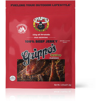 Grippos Bar-B-Q Beef Jerky By Paps