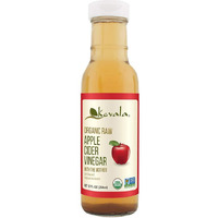 Kevala Organic Raw Apple Cider Vinegar - With Mother, Non Gmo, Kosher, Salad Dressing, Fresh Apples, Gluten Free, Unfiltered, Bottle 12 Fl Oz