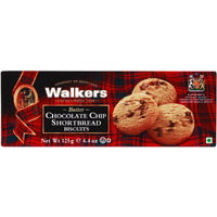 Walkers Classic Shortbread Chocolate Chip - 4.4 Oz