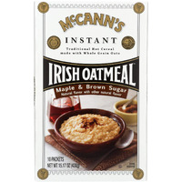 Mccann's Instant Irish Oatmeal, Maple And Brown Sugar Flavor, 10 Count (Pack Of 12)