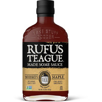 Rufus Teague - Whiskey Maple Bbq Sauce - Premium Barbecue Sauce - 15.25 Oz. Bottle