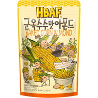 Gilim Hbaf Korean Seasoned Almonds (Baked Corn, 1 X 210 Gram Pack)