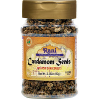 Rani Cardamom (Elachi) Decorticated Seeds Indian Spice 3.25Oz (92G) Pet Jar~ All Natural | Vegan | Gluten Friendly | Non-Gmo | Indian Origin