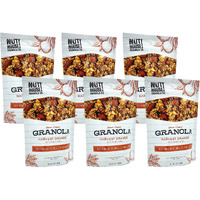 Nuthouse! Granola Company - Premium Harvest Orange Granola | Certified Gluten-Free, Non-Gmo, Kosher | Vegan, Soy-Free | 12 Oz. Bag (6-Pack)