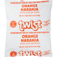 Kool-Aid Twist Orange Drink Sweetened Powdered Drink Mix, 8.6 Ounce (Pack Of 12)