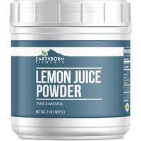 Earthborn Elements Lemon Juice Powder 2 Lb, Pure & Natural, Easy Smoothies Mix-In