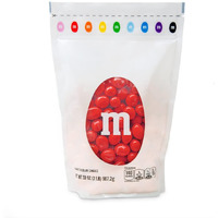 M&Ms Peanut Red Chocolate Candy - 2Lbs Of Bulk Candy In Resealable Pack For Graduation, Wedding, 4Th Of July, Candy Buffet, Birthday Parties, Theme Meetings, Candy Bar, Sweet Stuff For Diy Party Favors Or Edible Decoration